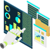 AI stock analysis app dashboard icon