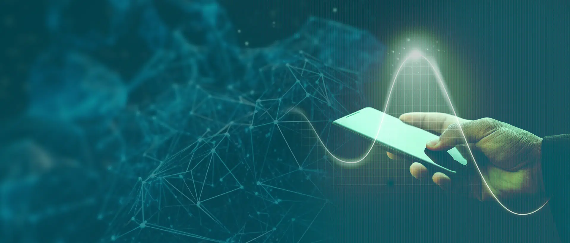 Investor using DLensAI AI stock analysis platform on smartphone